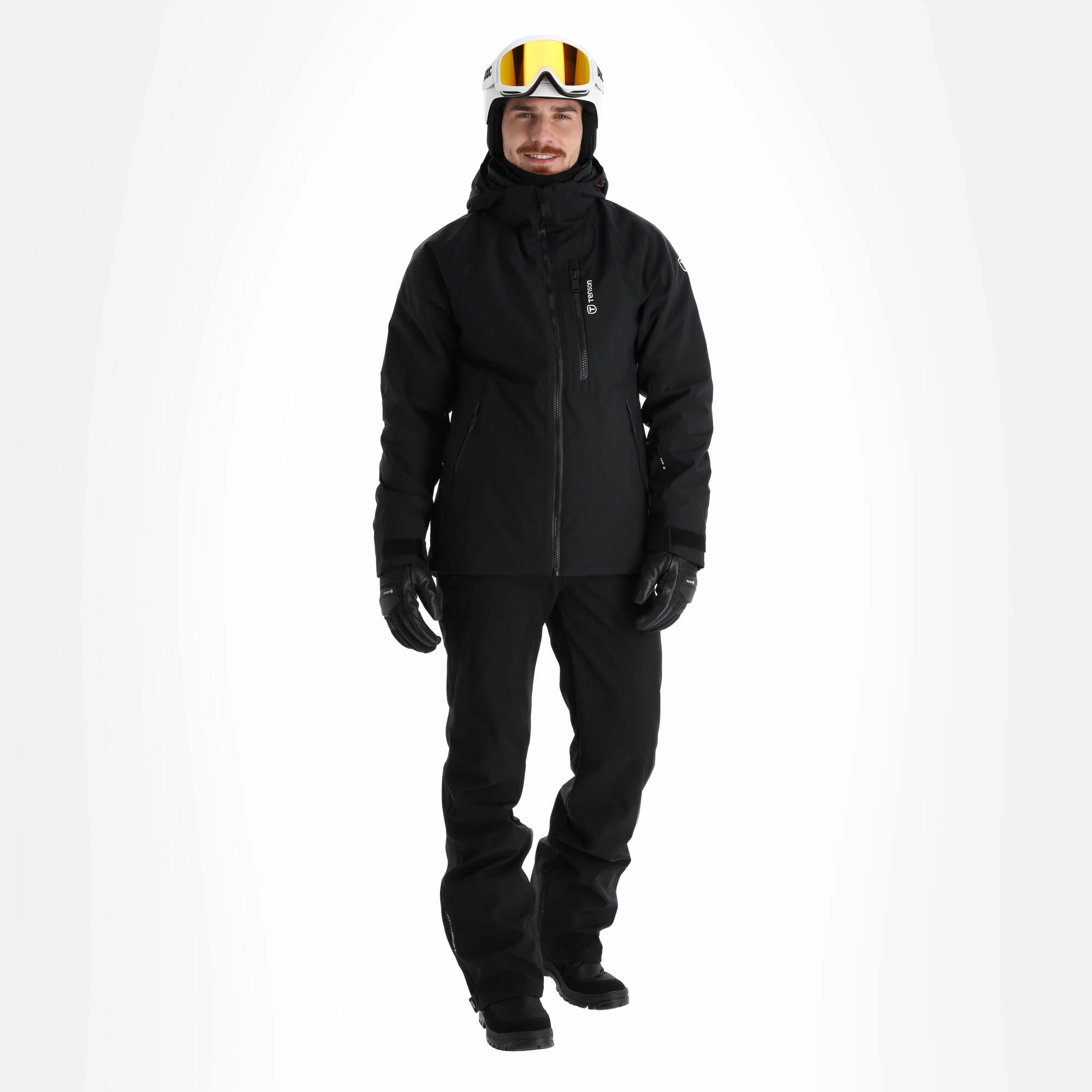 Tenson, Yoke Ski Jacket Ski Jacket Men Black UK Comfort is the New